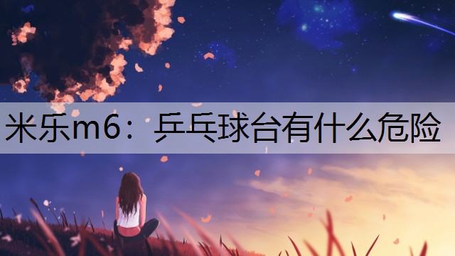 米乐m6：乒乓球台有什么危险