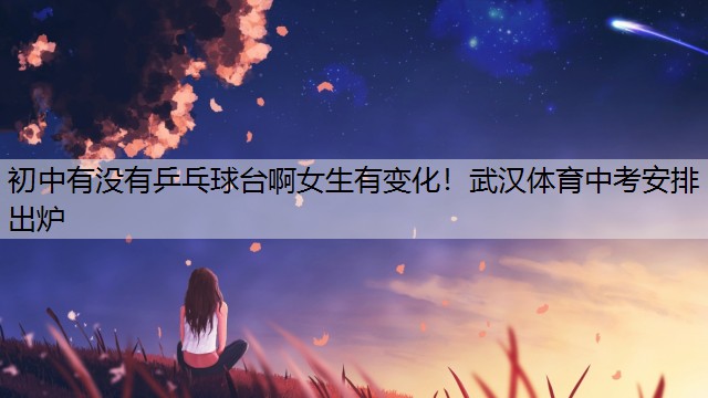 <strong>初中有没有乒乓球台啊女生有变化！武汉体育中考安排出炉</strong>